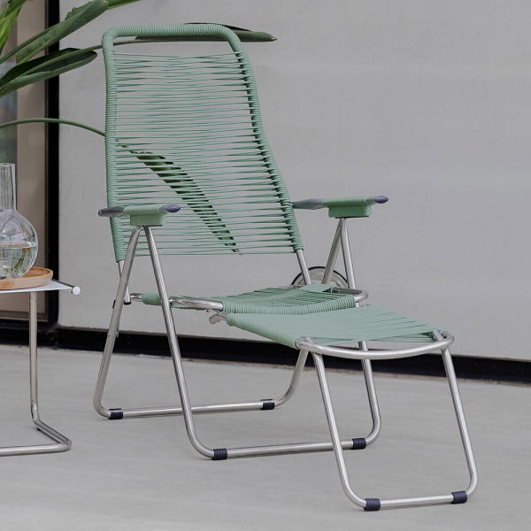 FIAM® Liegestuhl/Sessel Spaghetti Salbeigrün